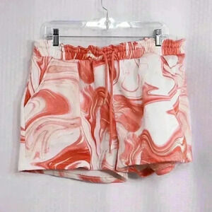 Celebrity Pink XXXL knit shorts w/pockets swirl peach